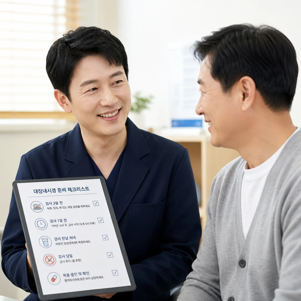 대장내시경 검사 준비 체크리스트